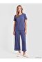 Esvab • Modern & Distinctive Zero Roba Collar Women's Capri Pajama Set