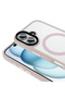 iPhone 16 Plus Case Magsafe Supported Camera Raised Matte Anti-Fingerprint Silicone Butam - 6