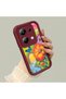 Xiaomi Poco M6 Pro 4g Compatible Case Camera Protector Claret Red Silicone Couple Phone Case Butterfly Pattern - 2