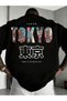 Japan Tokyo Printed Oversize Crew Neck Summer T-Shirt