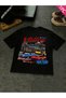 Retro New York City of Dreams Printed Streetwear Style Oversize Crew Neck Summer T-Shirt - 2