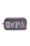 Plklk 25049-25050-25052 Two-Compartment Pencil Holder Pencil Bag School Pencil Case Pink - 2