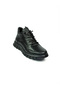 Z1115 Black Leather Women's Boots