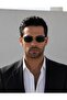Atlas Black Square Men's Sunglasses 400 Sun Protection |   58 Ekartman