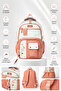 Unisex School Backpack with Laptop Compartment and Accessories for Primary School - Middle School - High School - 4