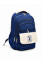 Beige Unisex Daily School Backpack, Water Resistant, Multiple Compartments, Laptop Compartment - 2