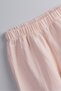 100% Cotton Muslin Fabric Baby Girl and Child Loose-Fit Pants (Powder) - 2