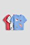 3-pack printed jersey tops - 4