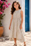 Girls High & Low Dress Sleeveless - 3
