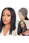 Lace Front Bob Wigs Human Hair Brazilian Human Hair Short Bob Wigs for Woman Lace Closure Straight Hair Wigs (lace fonrt 13x4)