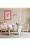 Signtouch How Lucky Are We Quote Pink Stripe Dorm Wall Art Outer Frame 40x60 cm - 2