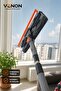 Orange Pro Clean 🍊   Replacement Bez with Gift | |   1.50 m Length Telescopic Handle with Microfiber Tip Glass and Floor Cleaning Mop Latch Mop Machine Washable Mop Household Cleaning Long Handle Glass Cleaning - 5