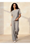 TEXTURED LOUNGE TEE SET - 3