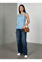 STRIPE SLEEVELESS KNIT TOP - 2