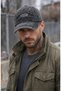 Original the Black Embroidered Washed Leather Vintage Cap Baseball Hat Cap - 8