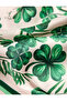 Clover Patterned Square Shawl Bandana - 3