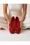 Women's Mesh Mary Jane Ballerina Shoes with Buckle, Daily Comfortable Flexible Ballerinas - 5