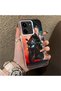 Redmi 15C 4g Compatible Silicone Edge Hard Back Case Couple Phone Case with Motor Pattern - 3