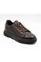 Genuine Leather High Sole Modern Formal Pattern High Eva Sole Sneaker Shoes Te0110 - 2