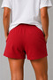 Women's Lace-Up Double Pocket Comfortable Cut Shorts - 3