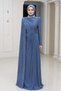Helen Abiye Elbise İndigo - 3