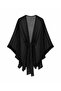 Black Tasseled Kimono