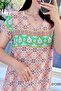 V-Neck Viscose Dress 6Y286 - 4