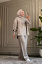 6392 - Stylish Comfortable Modal Fabric Hooded Casual Women's Set - 3