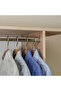 Oval Closet Rod, White Chrome, 95 cm with Mounting Brackets and Screws - 5