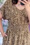 V-Neck Gipeli Viscose Dress 6Y024 - 4