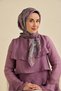 Tivil Silk Scarf Ist 11504- 18 Powder-Khaki Green Ethnic Pattern