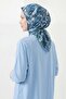 Soft Scarf Perla Cobalt Blue 90X90 - 2
