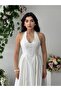 Nora Halter Yaka Poplin Elbise - 3