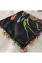 Handmade Needlework Writing, Scarf, Yemeni, Mevlit Cover, Head Cover, 4 Sides Embroidered, 100% Cotton, 100*100cm - 5