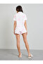 Bow Print Piped Pocket Ss Shirt & Short Set - 5