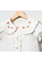Cherry Embroidered Tutu Skirt Girls' Set - 5