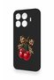 Mi 17t Pro 5g Compatible Cherry Bow Pattern Silicone Case - 4