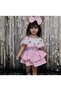 Girl's pineapple patterned pom-pom hair clip set. - 4