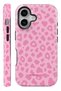 iPhone 16 Plus Pink Leopard Double Layer Essential Tough Phone Case