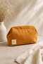 Secret Scholarship Handbag Camel 28X14X10 cm Cotton Canvas with Keychain