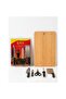 5-Piece Kitchen Cutting Board Set with Chef Knife, Utility Knife, Scissors & Knife Sharpener