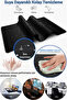 لوحة مفاتيح وماوس باد مقاس 32 × 70 سم، قاعدة ناعمة مقاومة للانزلاق ومقاومة للماء على شكل ريش العنقاء - 4