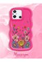 Redmi 12C Compatible Case Camera Protector Red Silicone Couple Phone Case Floral Pattern - 2