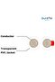 2-Conductor Speaker Wire Cable, Transparent, 10 Meter, 1.5mm - 2