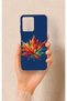 Casper Via M40 Compatible Colorful Leaf Patterned Silicone Case