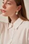 Off-White-Comfortable Fit Long 100% Linen Shirt - 6