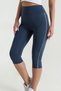 Women's High Waist Gathering Leggings with Side Stripes Model Push up Lycra Tights