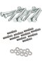 Hex Head Coach Screws with Washer & Plug for Heavy Timber and Concrete (3 Inch, 6mm)