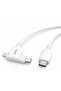 Hama 2-In-1 Charging Cable, USB-C - USB-C Or Lightning, Mfi, 1.5 M, White - 2