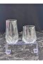12-Piece Luxury Valeria Glass Water and Soft Drink Cup Set, 6 Tall + 6 Short Cups - 3